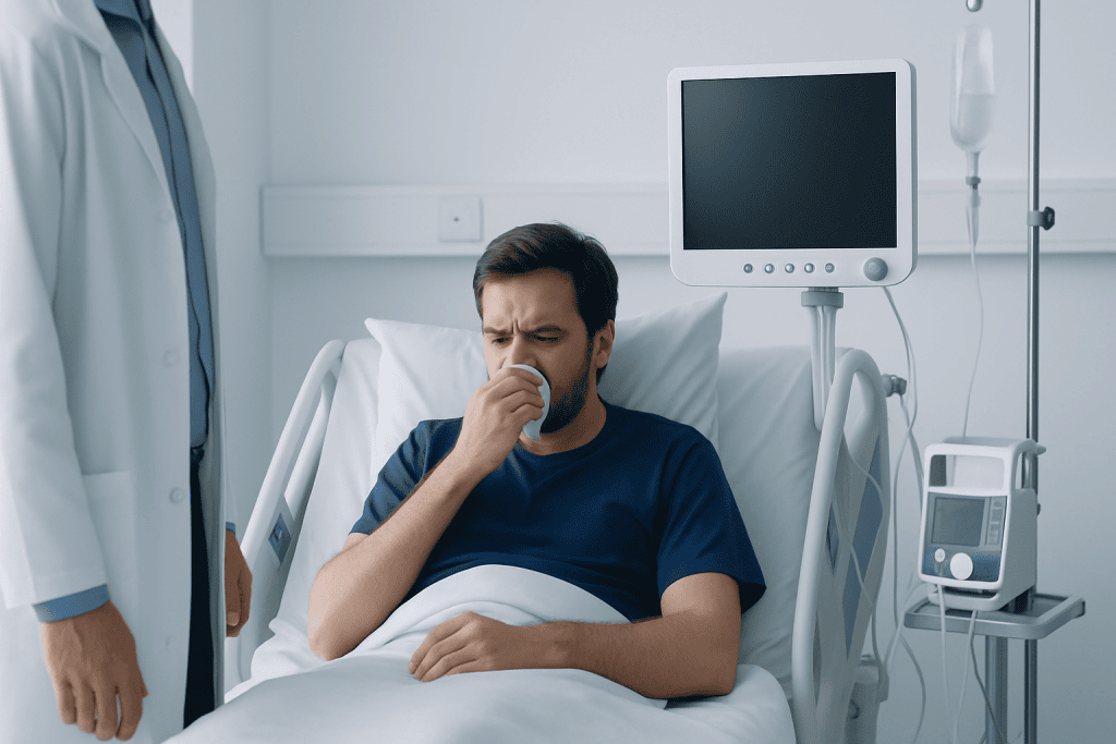 Common symptoms that may happen with yellow phlegm — yellow phlegm