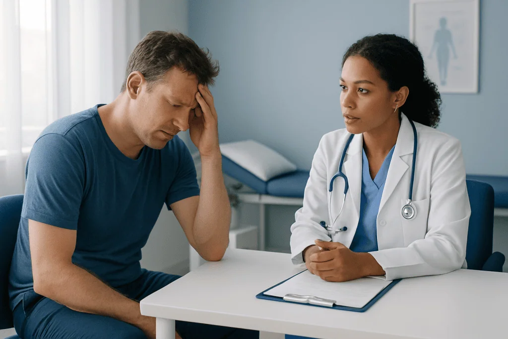 Common symptoms that may occur with being diaphoretic — diaphoretic
