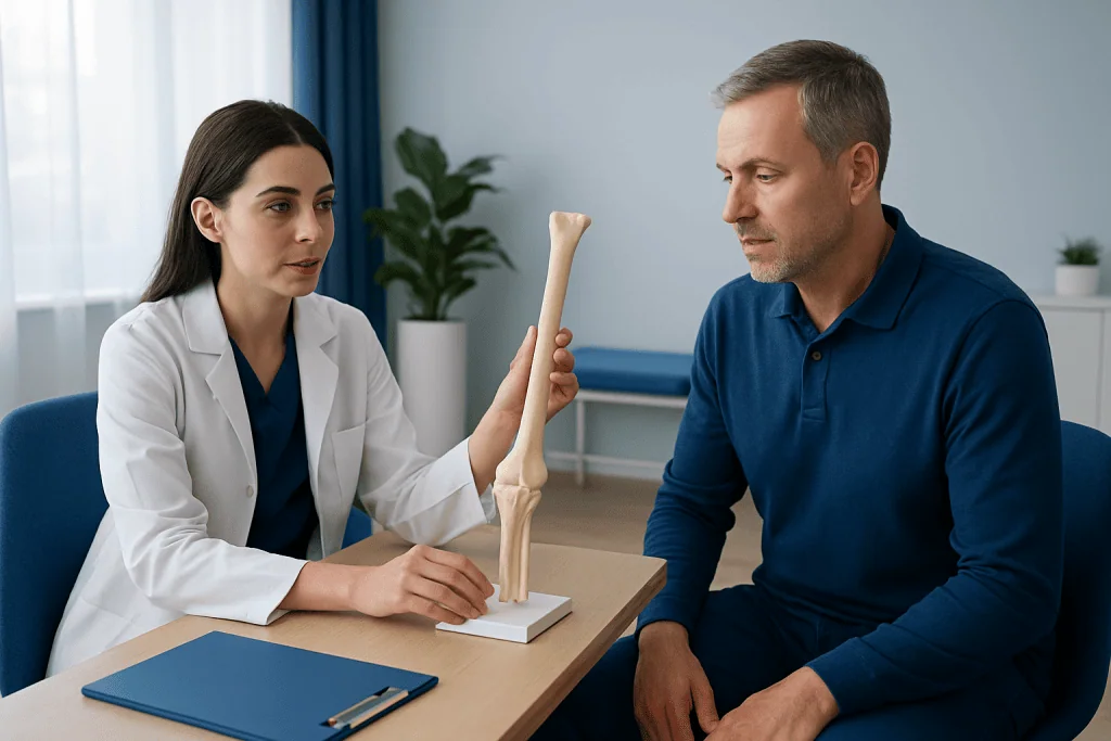 Common tibia bone problems and symptoms — tibia bone