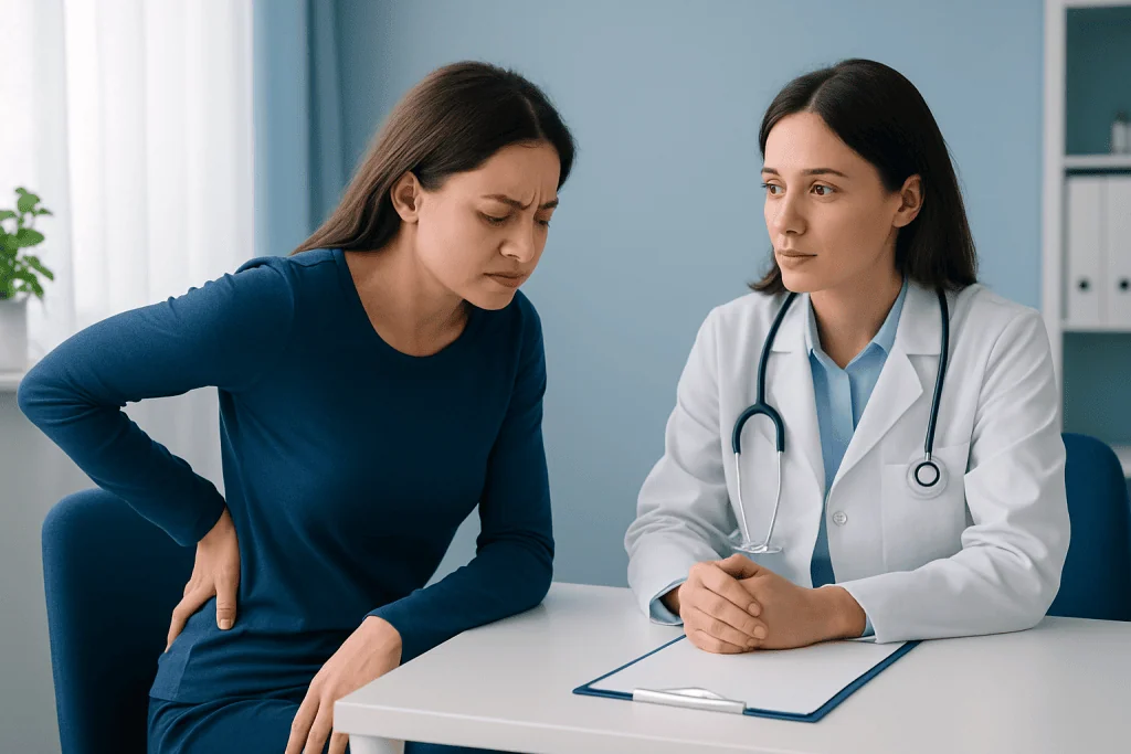 Common triggers and causes — back pain from menstrual