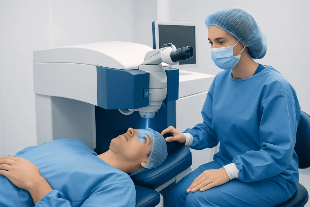 Common types of laser vision correction — laser operation for eyesight