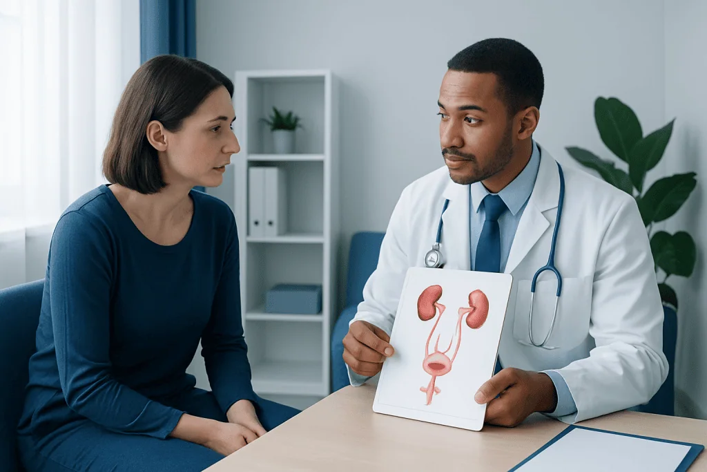 Common urethral symptoms and warning signs — urethra