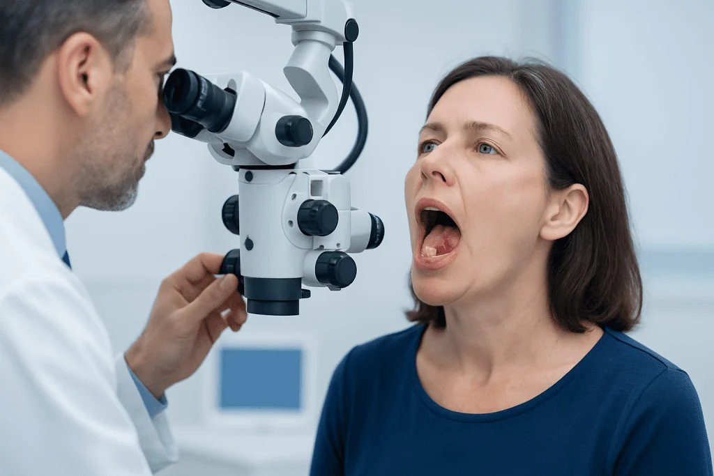 Common visual signs and symptoms — what does oral cancer look like