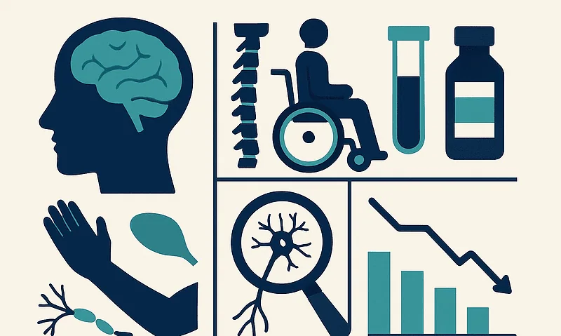 Medical research on neurological diseases and treatment options.