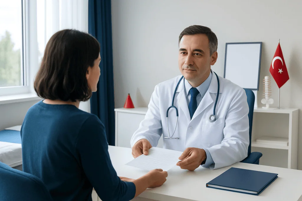 Documents you should have in your hand before you leave the room — hospital discharge in Turkey