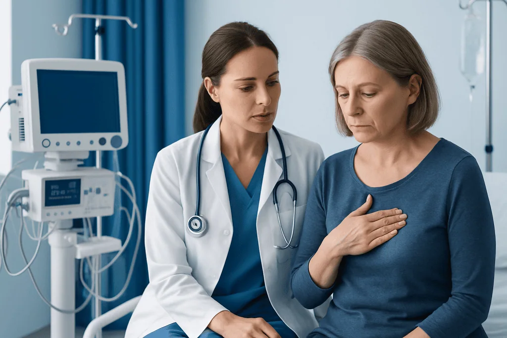 Early signs and common symptoms — seroma