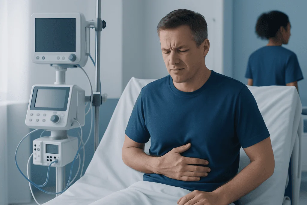 Early signs and symptoms — pancreatitis