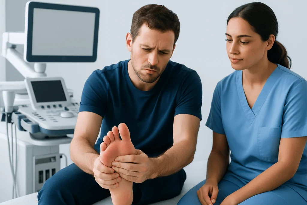 Early signs and symptoms — metatarsalgia