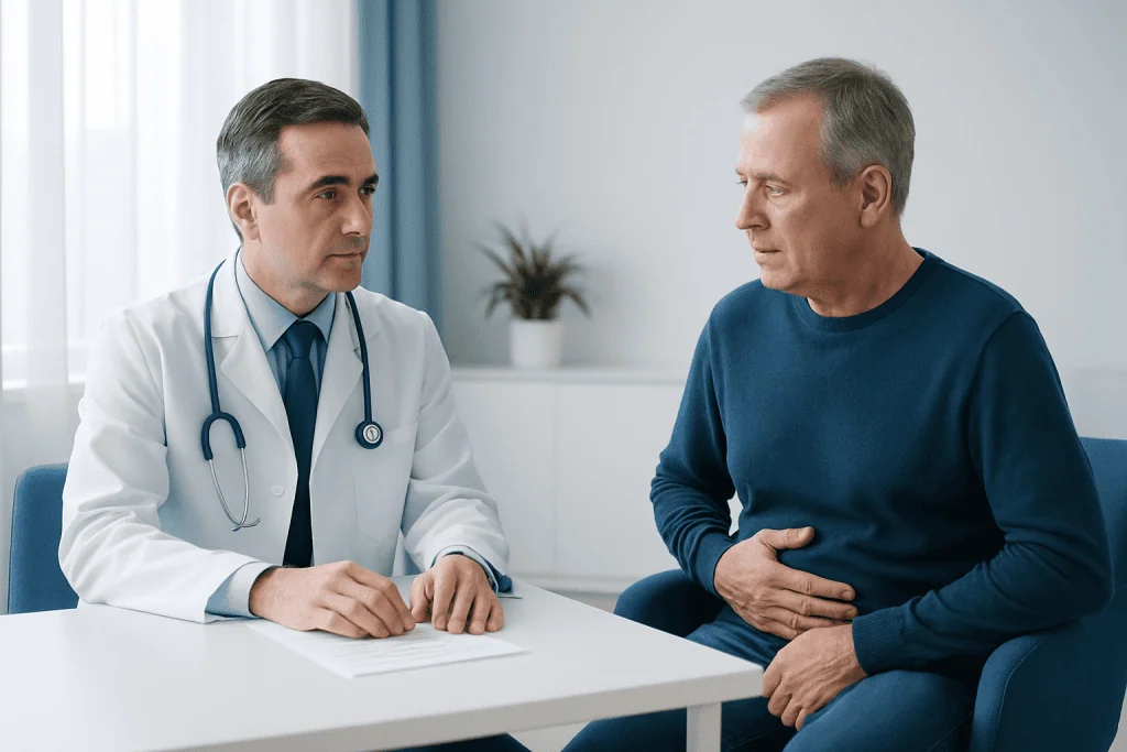 Early signs and symptoms — stenosis meaning