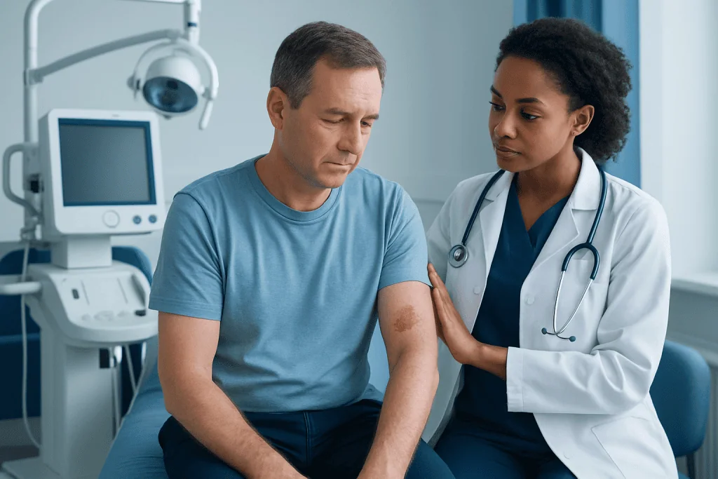 Early signs and symptoms — mycosis fungoides