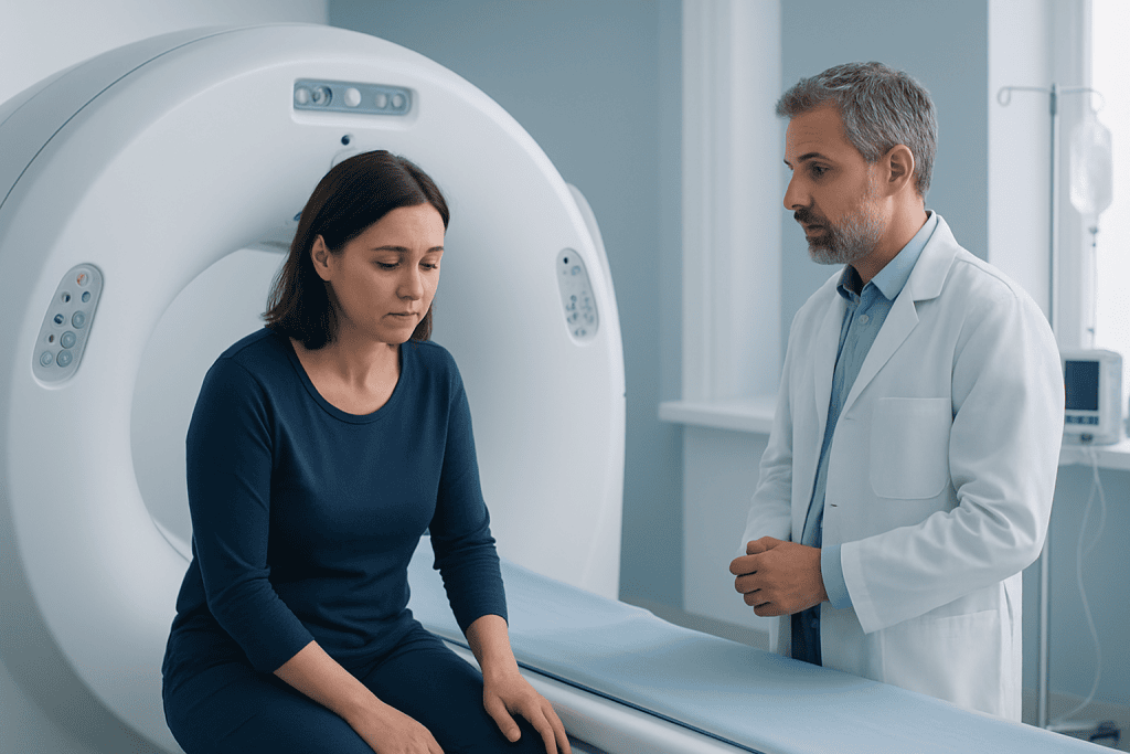 Early signs and symptoms — mantle cell lymphoma