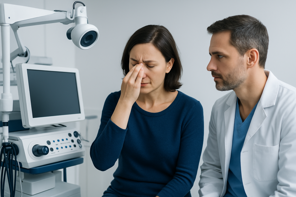 Early signs and symptoms — nasal cancer