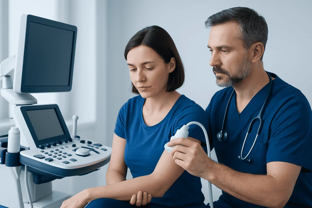 Early Signs and Symptoms — calcific tendonitis