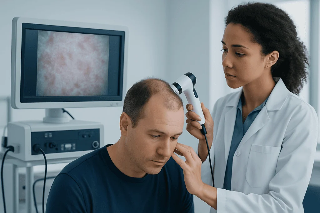 Early signs and symptoms on the scalp and skin — seborrheic dermatitis shampoo