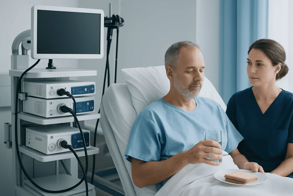Eating and drinking after endoscopy — recovery after endoscopy