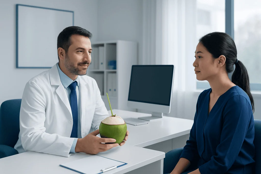 Coconut water electrolytes: Benefits, Side Effects, and What the Evidence Shows 3 Electrolyte profile and consumption context — coconut water electrolytes