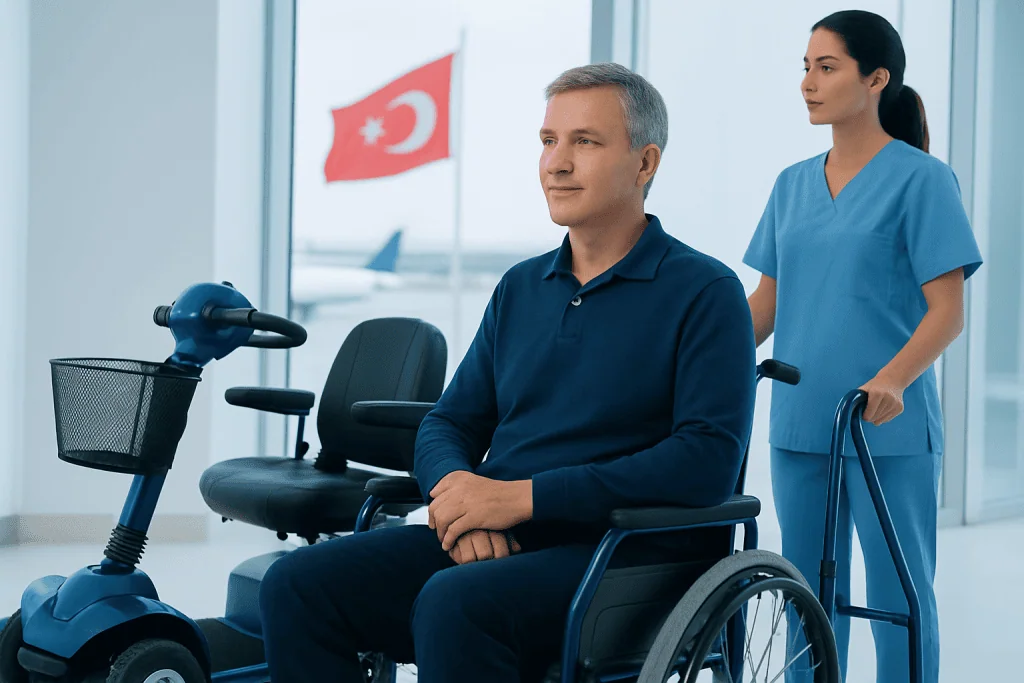Arriving in Turkey with Mobility Equipment: Wheelchairs, Walkers, and Assistance 2 Flying with a wheelchair, walker, or scooter — arriving in Turkey with mobility equipment