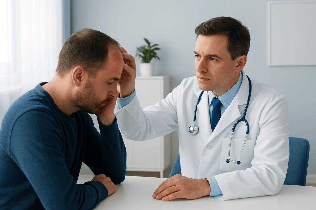 Frequent causes of red patches on scalp — red patches on scalp