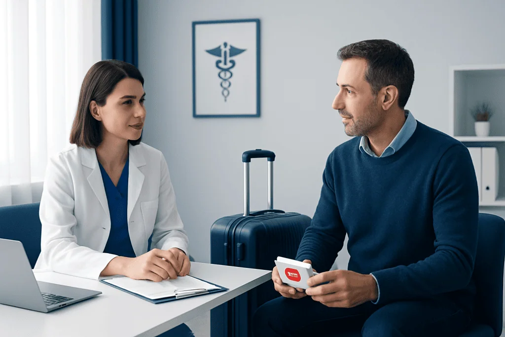 Handle airport travel, customs, and packaging carefully — returning home with new medicines from Turkey