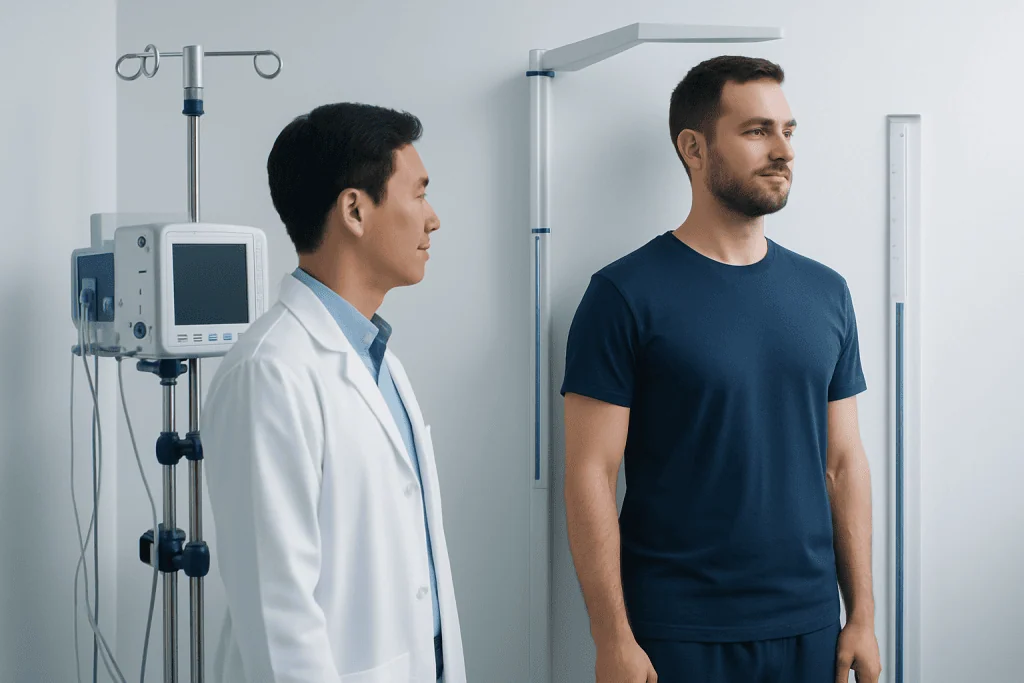 Height chart: average male height in context — average height for men