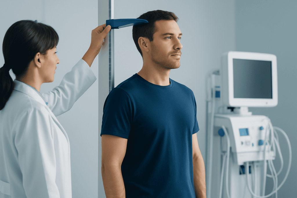Height chart: averages and normal variation — average height for a man