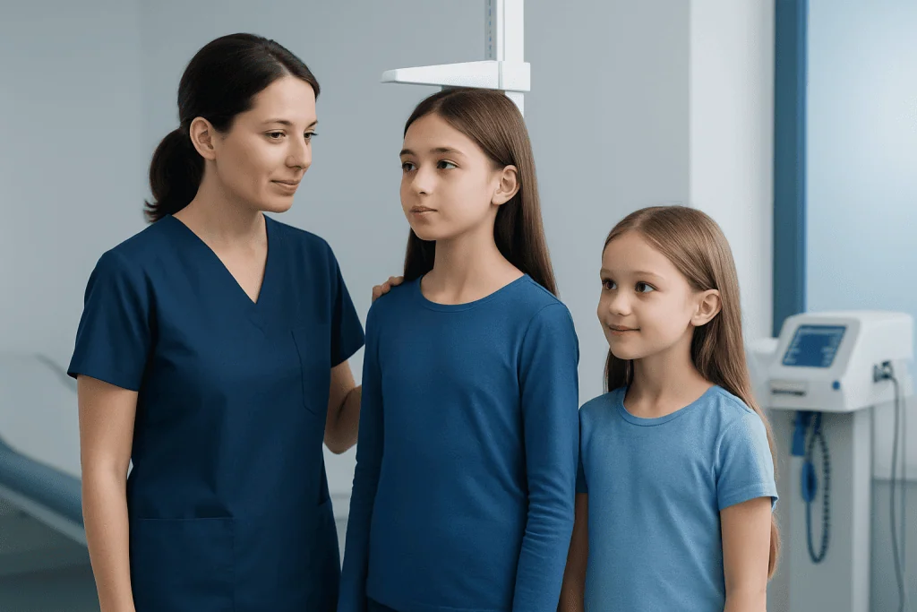 Height Charts: Girls by Age and Adult Female Averages — normal height for female