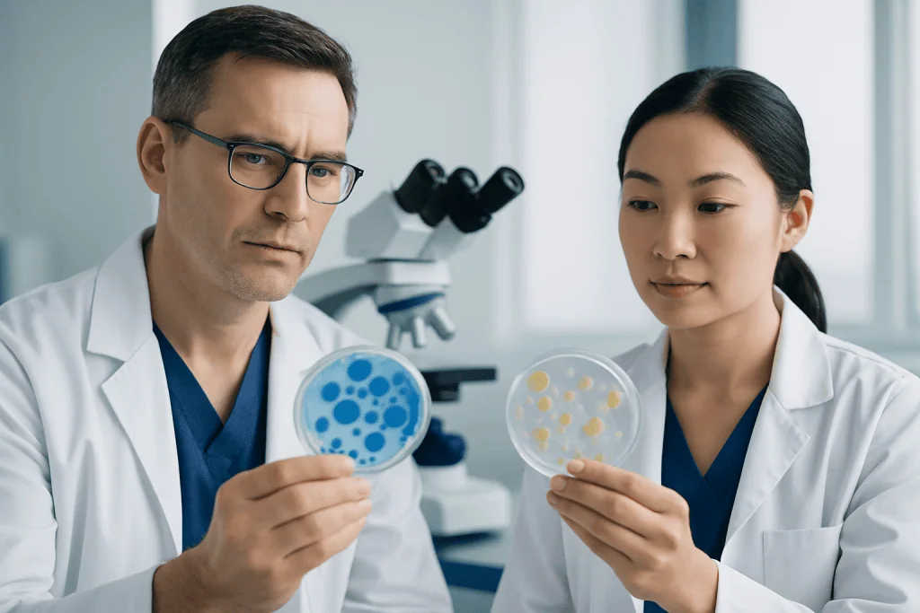 Helpful bacteria and harmful bacteria — bacteria