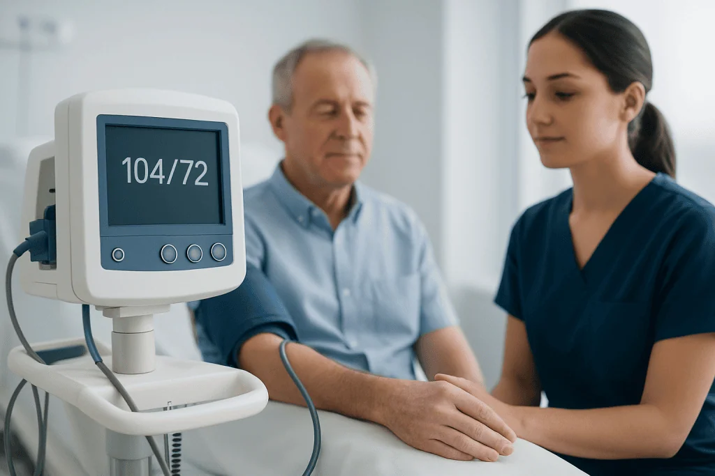 How 104/72 is classified — 104/72 blood pressure