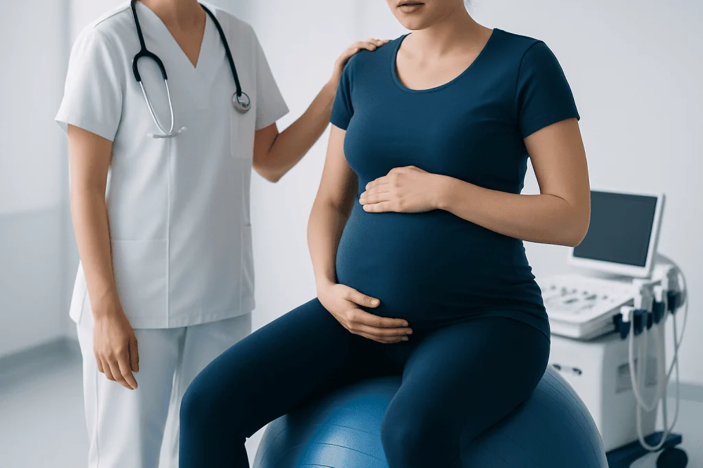 How a balance ball may help during pregnancy — balance ball pregnancy