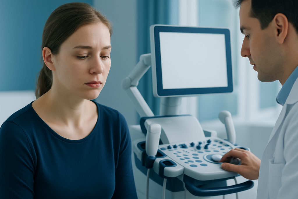 Medical consultation for early stage cold sore diagnosis at Acibadem Hospital.