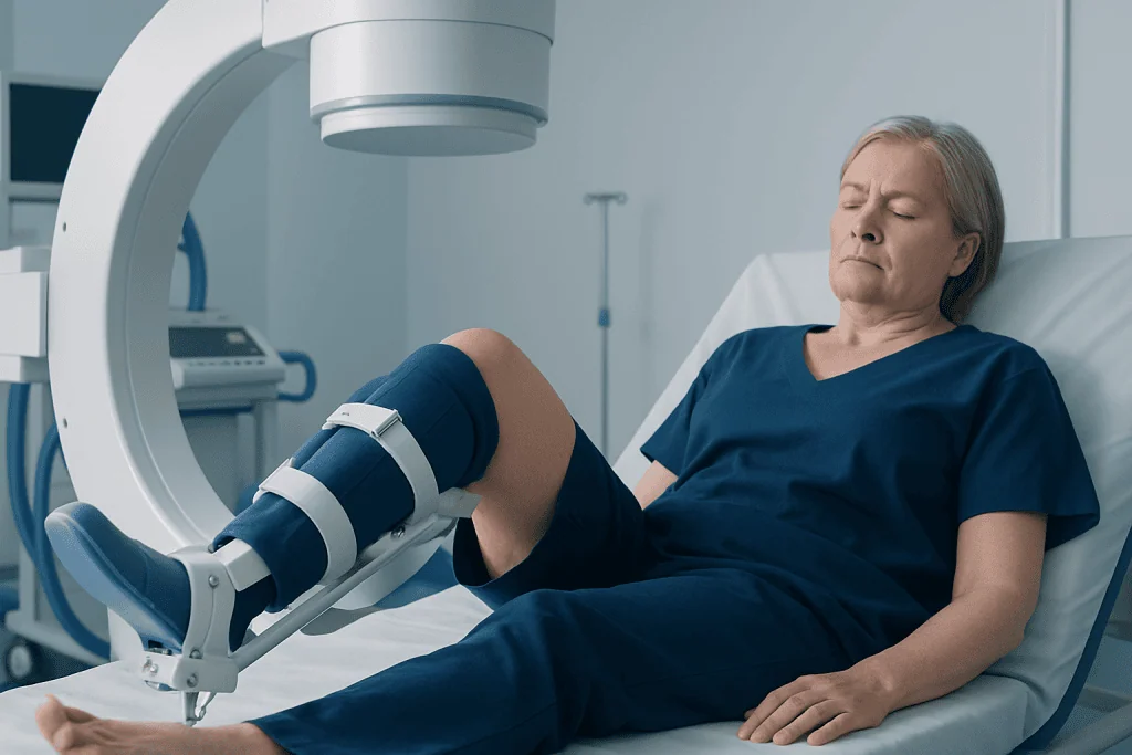 How a femur fracture usually feels and looks — femur fracture