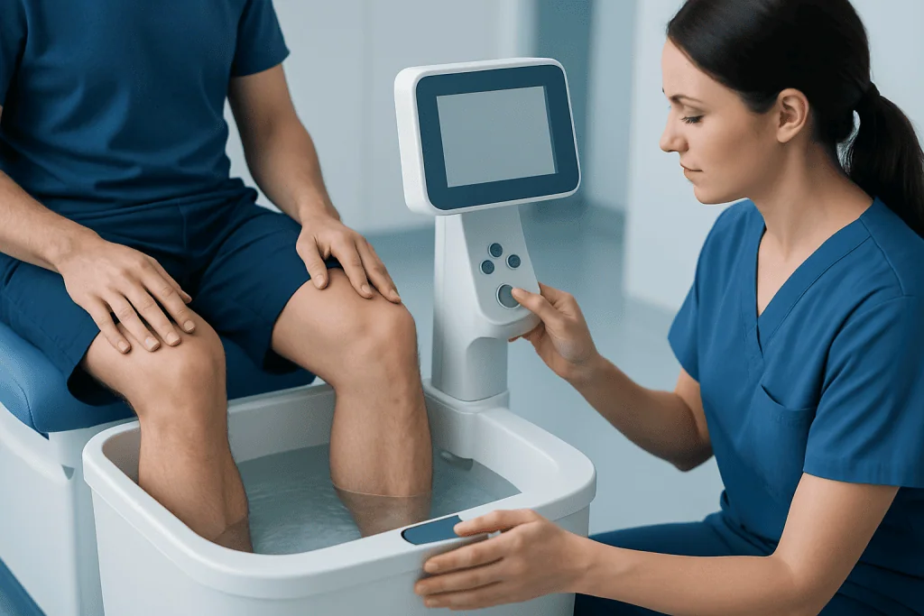 How a Foot Bath May Help — foot bath