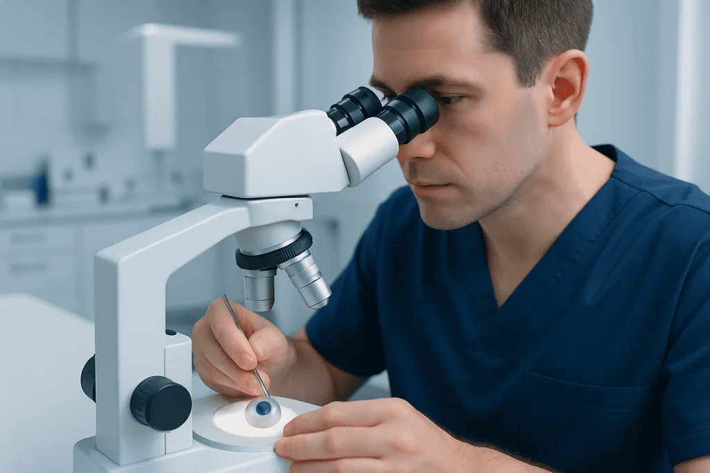 How a glass eye is made and fitted — glass eye