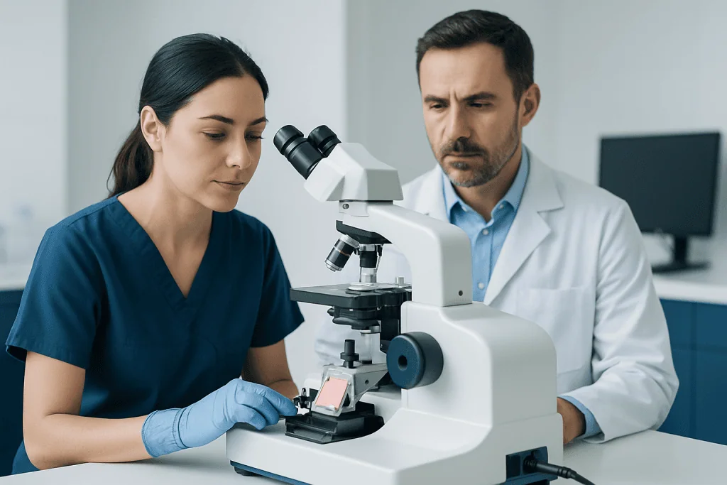 How a histology test is done — histology