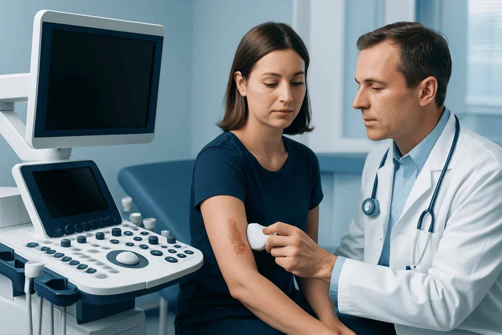 How a Hypertrophic Scar Looks and Feels — hypertrophic scar