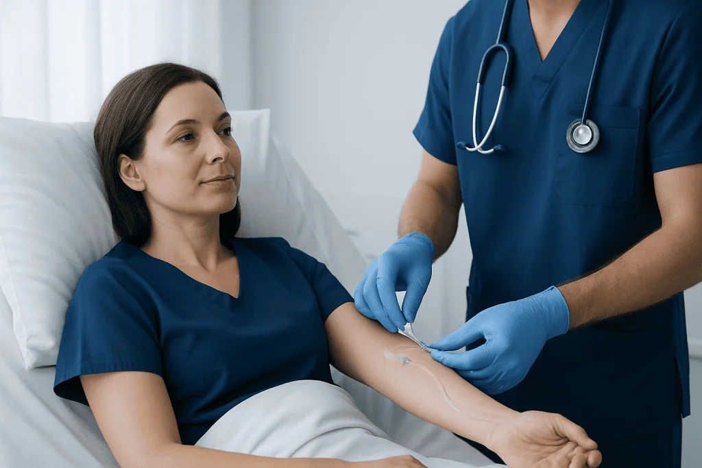 How a PICC line is placed and what to expect — picc line