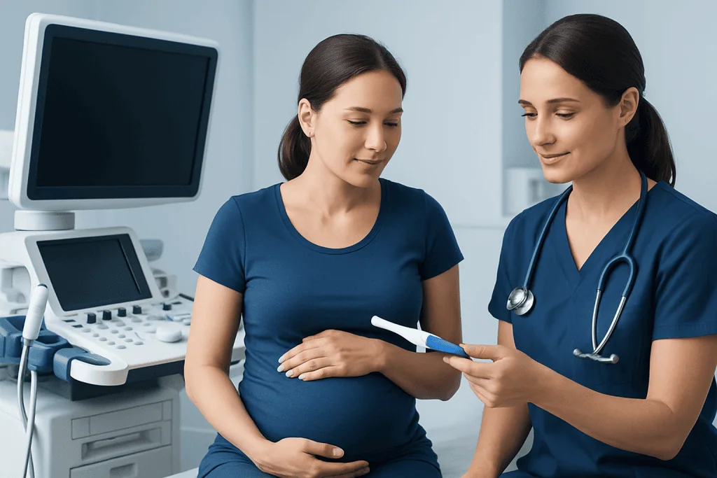 How a pregnancy test works — pregnancy test