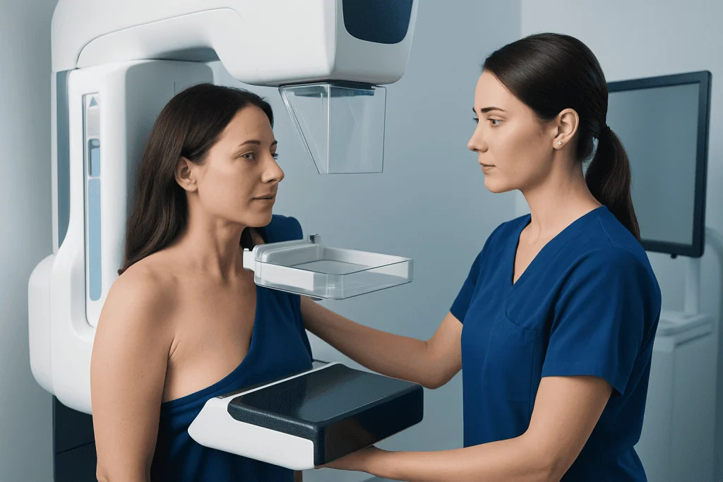 How a standard mammogram works — 3D mammography vs standard mammogram