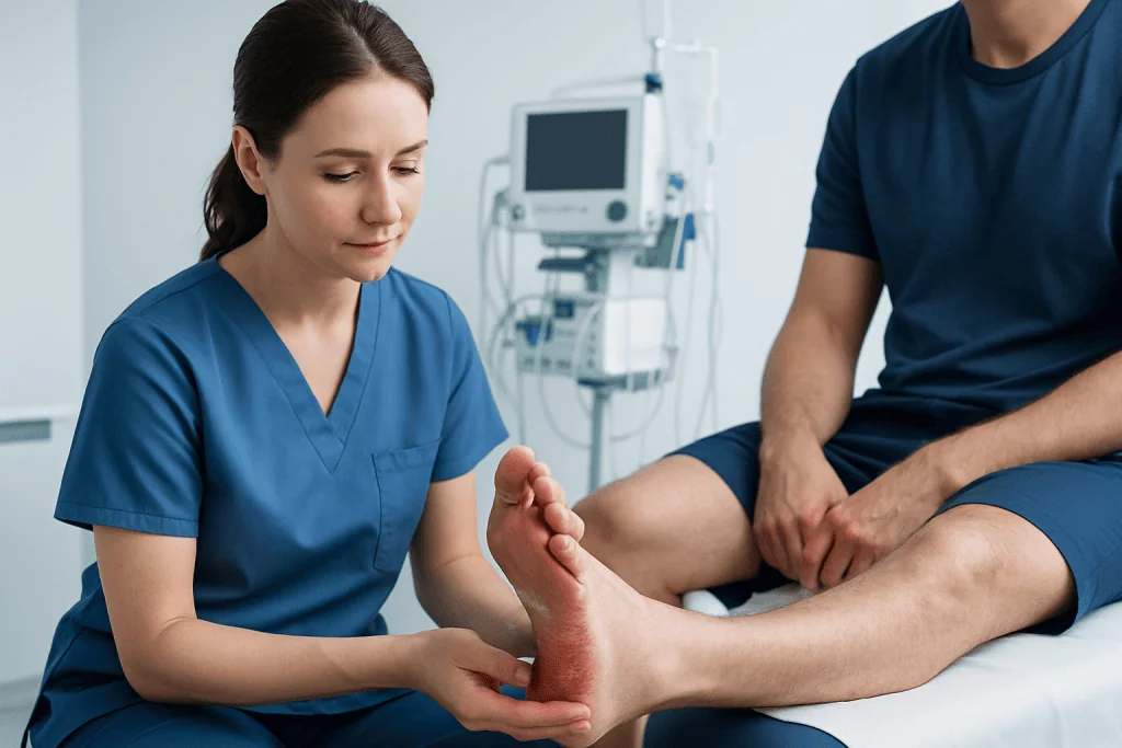 How athletes foot can look and feel — athletes foot