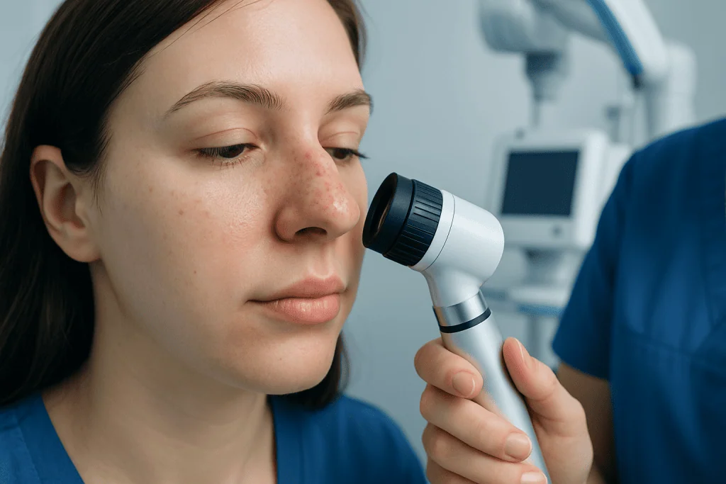 How blackheads look and how they differ from other bumps — blackheads on nose
