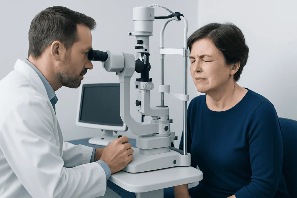 How blepharospasm feels and how symptoms may progress — blepharospasm