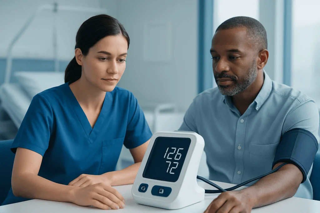 How blood pressure readings are classified — 126/72 blood pressure