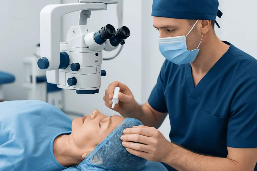 How cataract surgery works and who may need it — eye drops for cataract surgery