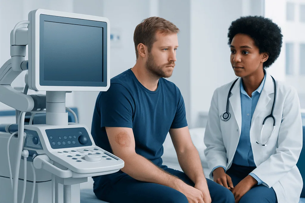How dermatophyte infections appear on the body — dermatophytes