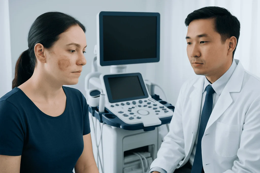 How discoid lupus appears on the skin — discoid lupus