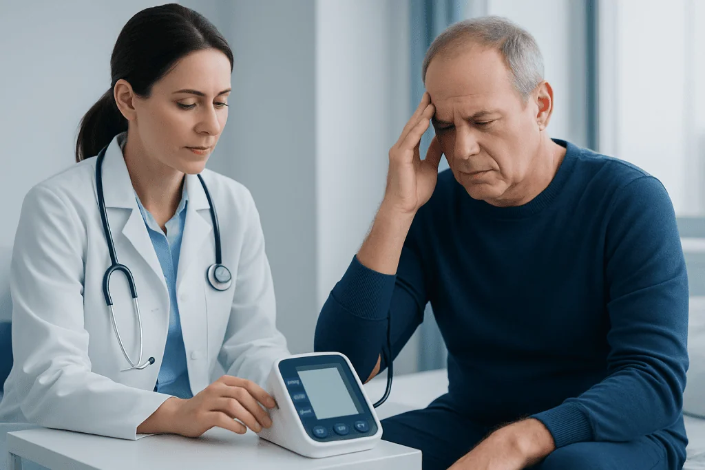 How dizziness feels and which symptoms may come with it — high bp with dizziness