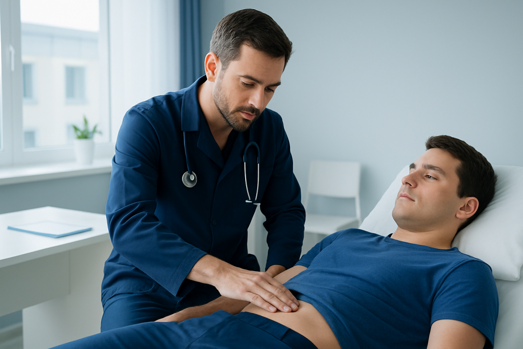 How doctors assess appendicitis at the bedside — appendicitis test