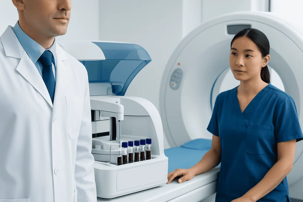 How Doctors Choose Between Blood Tests and Imaging — blood test or imaging first