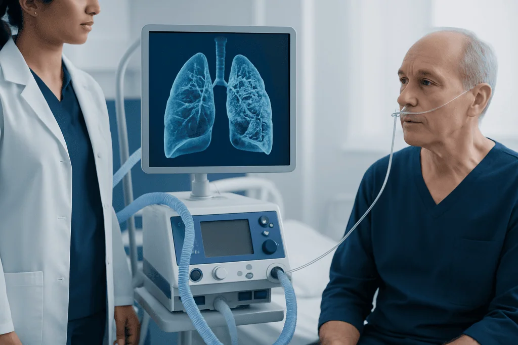 How emphysema develops over time — emphysema