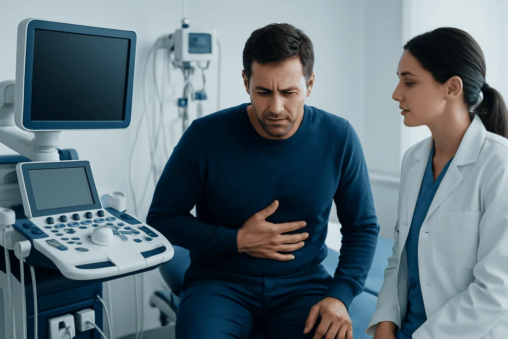 How epigastric pain can feel — epigastric pain